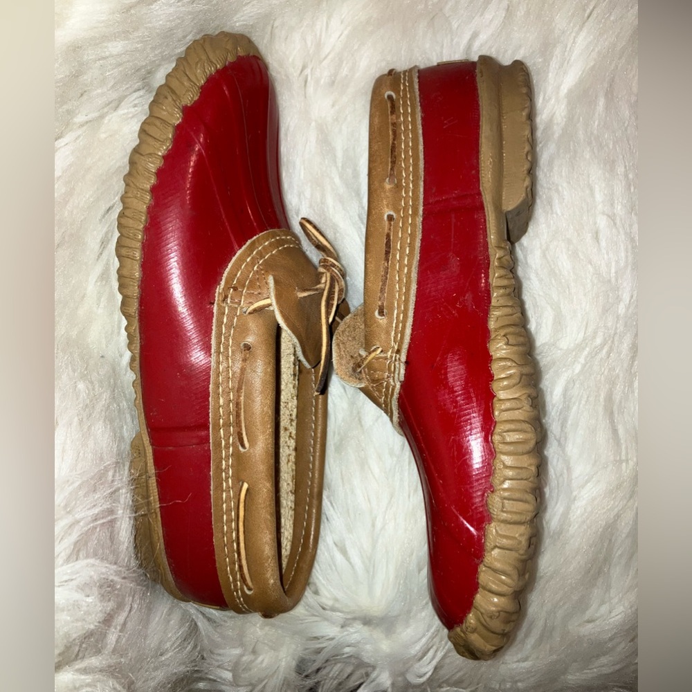Sorel Low Duck Boots Women’s Red Chinook Waterproof Winter Snow Shoes - Picture 7 of 7